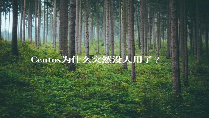 Centos为什么突然没人用了?
